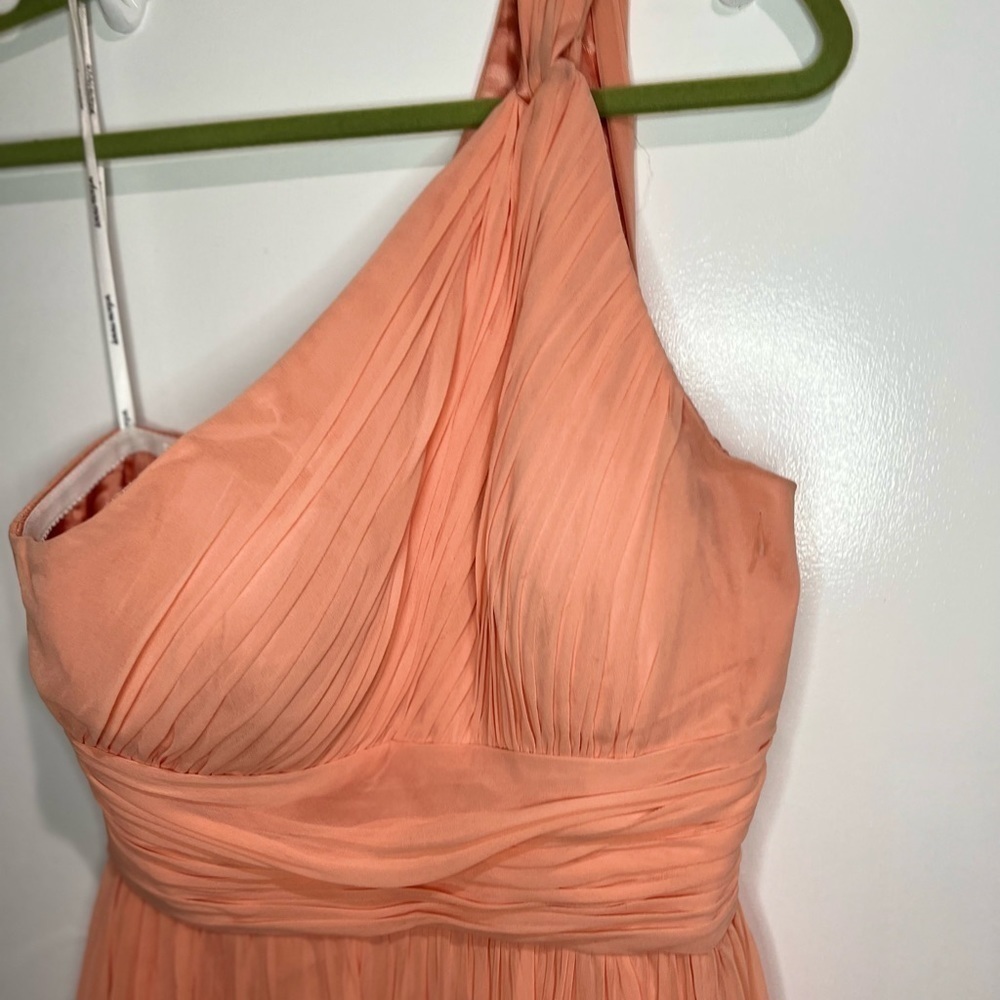 Donna Morgan Rhea One Shoulder Dress Orange size 8 - Picture 11 of 11
